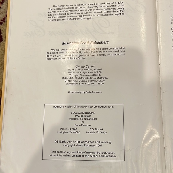 Vintage Elegant Glassware of the Depression Era Reference Book - Picture 4 of 4